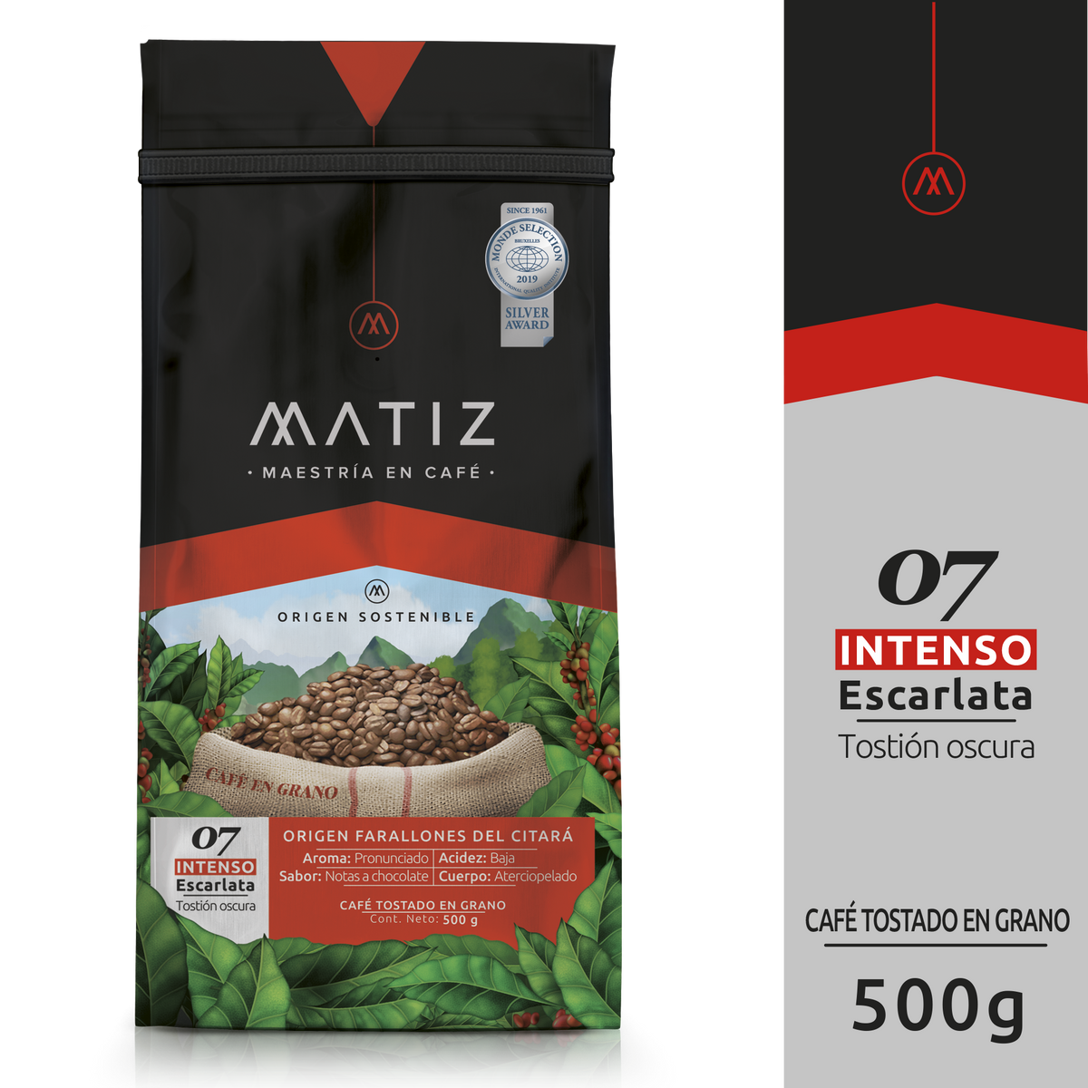 Matiz Cafe Escarlata gano 8 un x 500 g