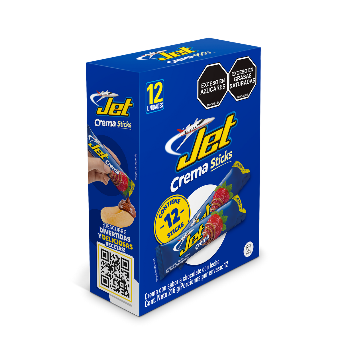 Jet Golosina Crema Stick Plegadiza x 18 g