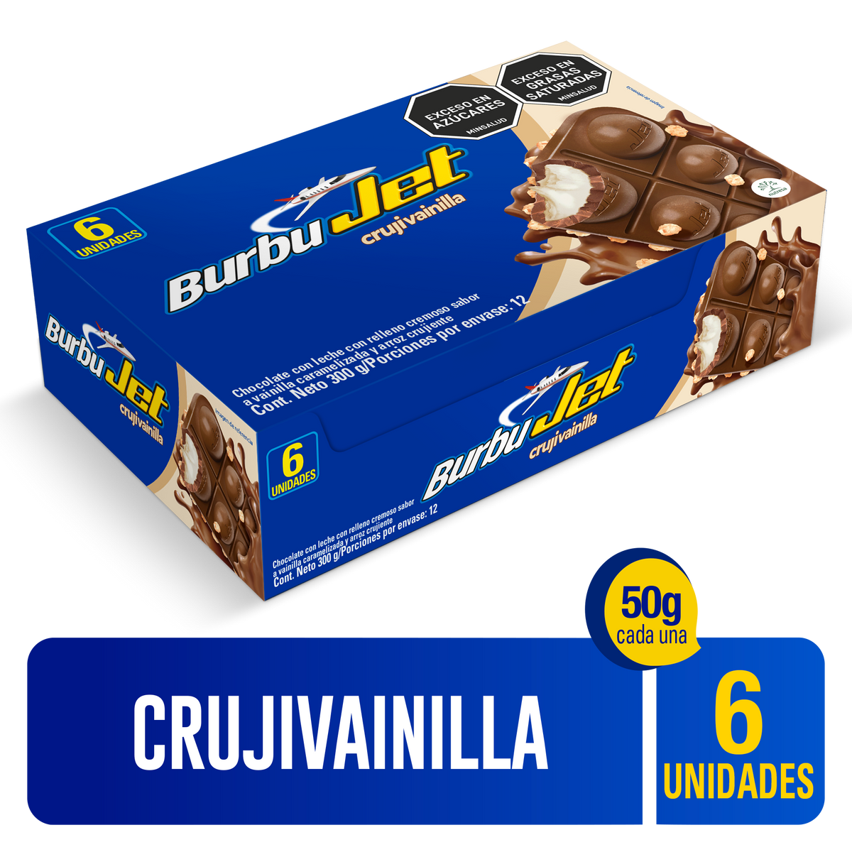 Jet Golosina Burbujet Plegadiza x 50g