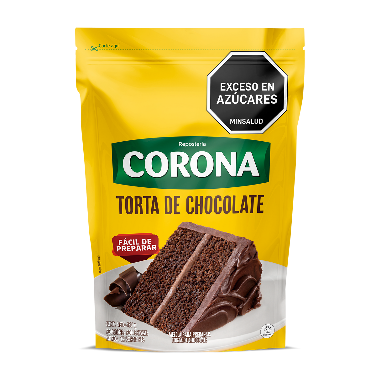 Corona Premezcla Torta Chocolate x 450g