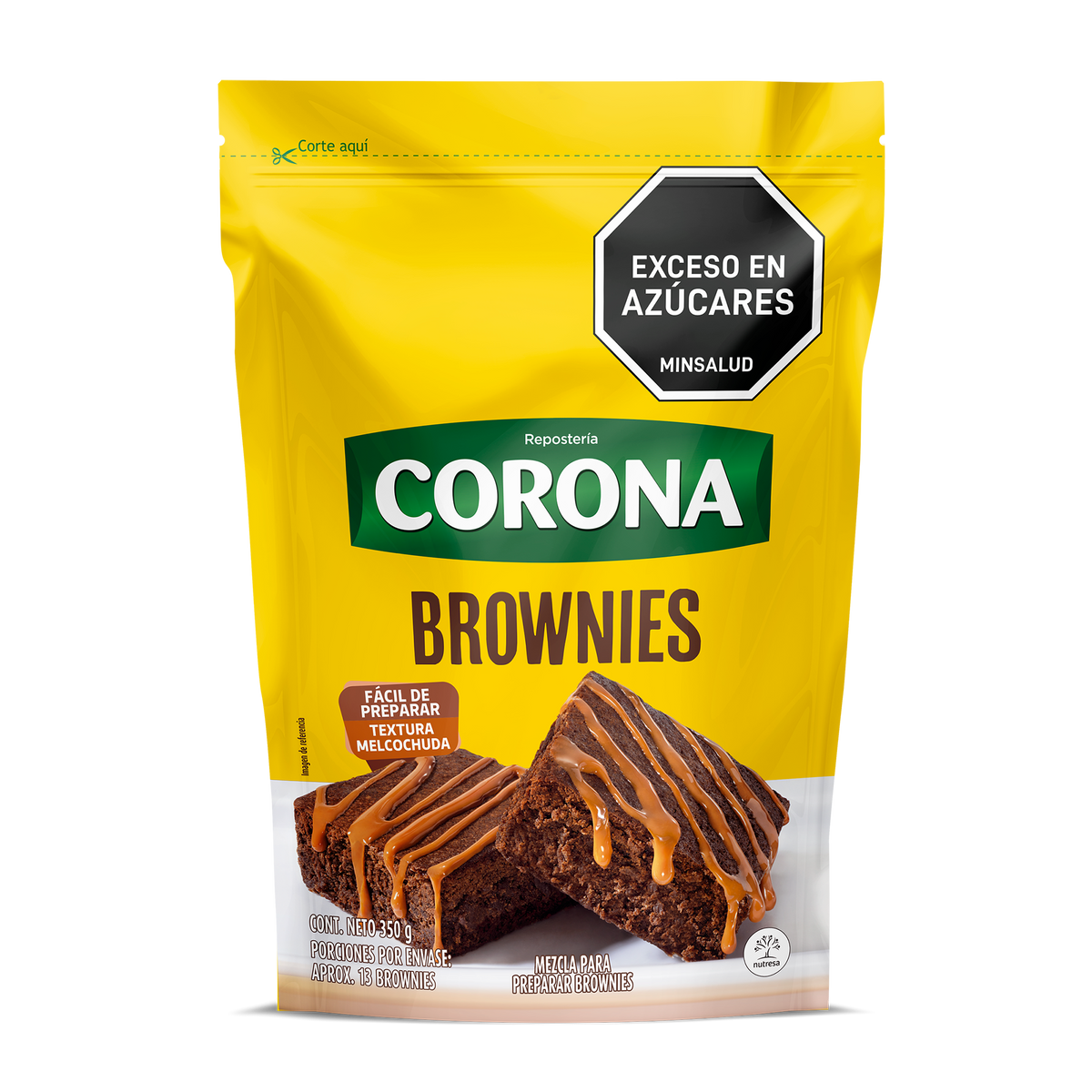 Corona Premezcla Brownies 350g
