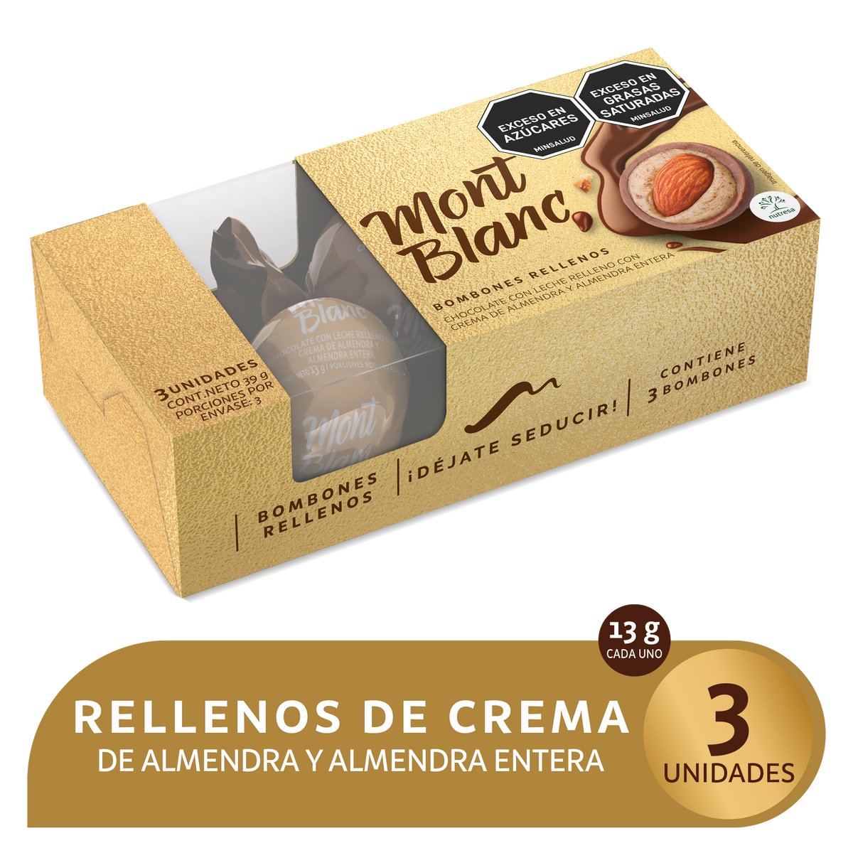 Montblanc Golosina Almendra Estuche x 13 g