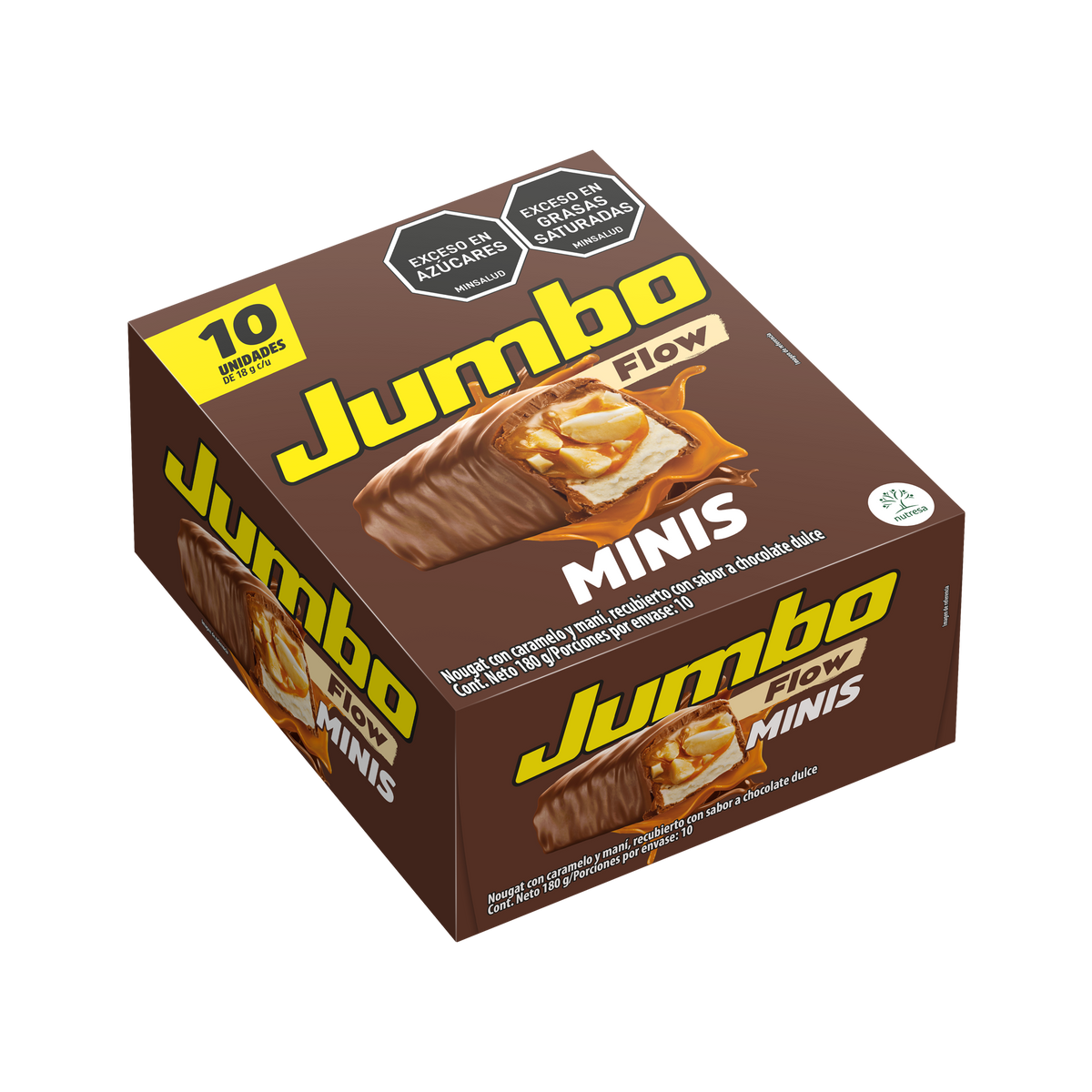 Jumbo Golosina Flow Leche Plegadiza x 18g