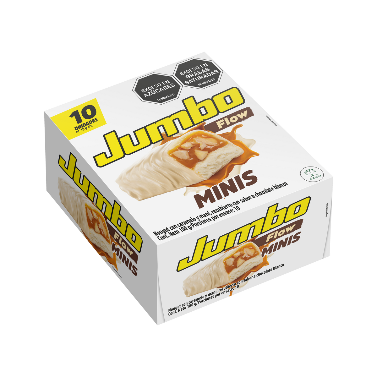 Jumbo Golosina Flow Blanca Plegadiza x 18g