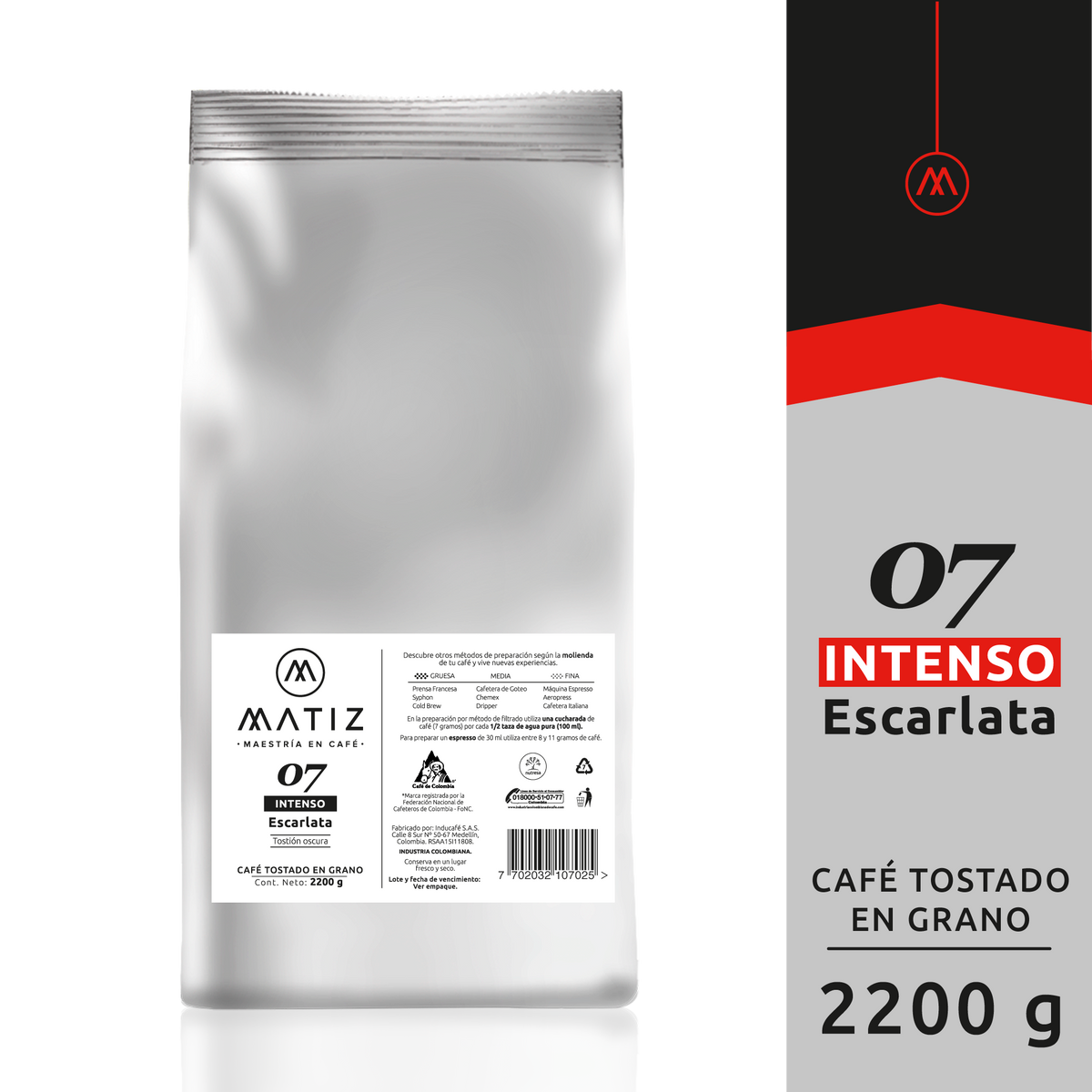 Matiz Cafe Escarlata ganel 4 un x 2.2kg