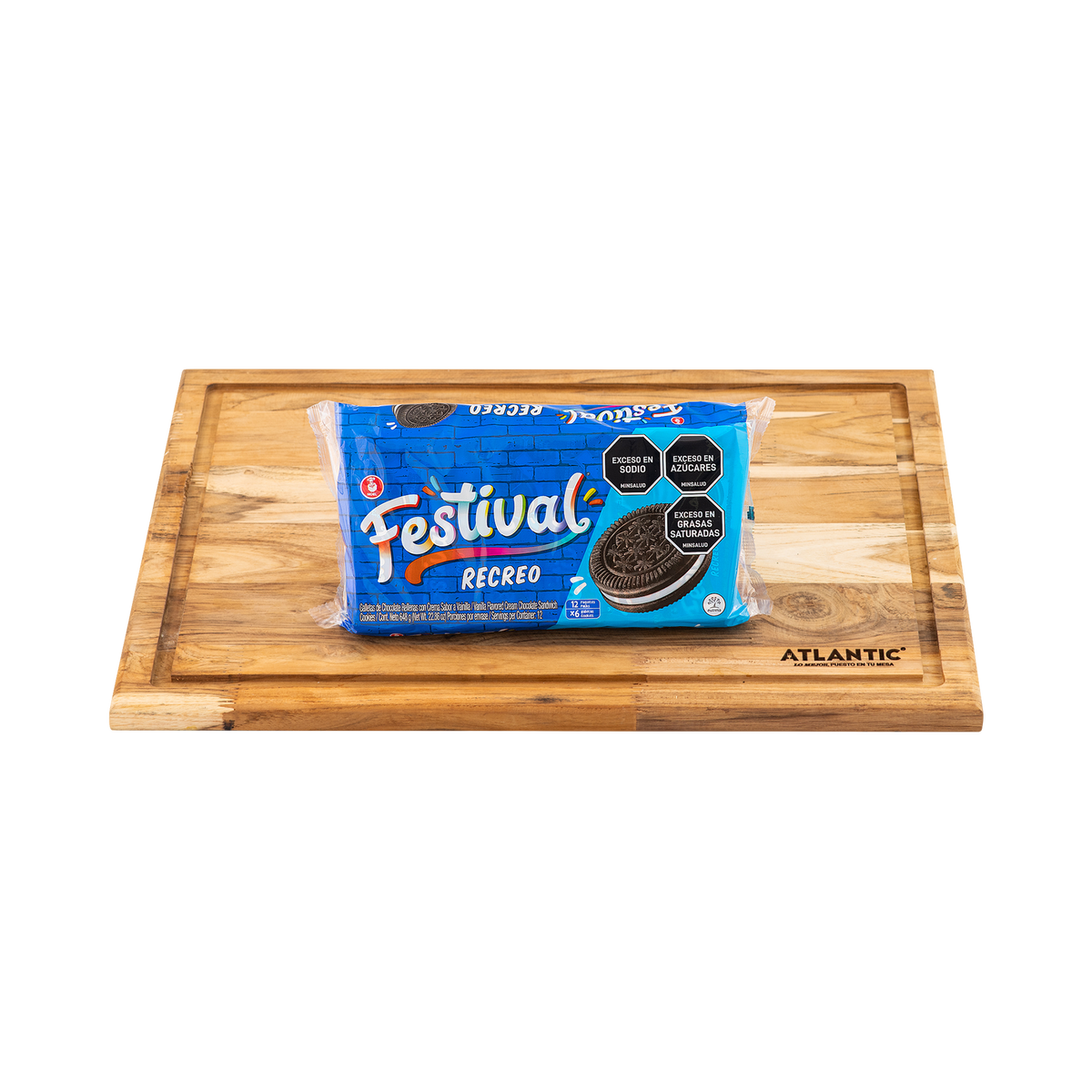 Noel Galleta Festival Recreo Bolsa 12X6 Und 6