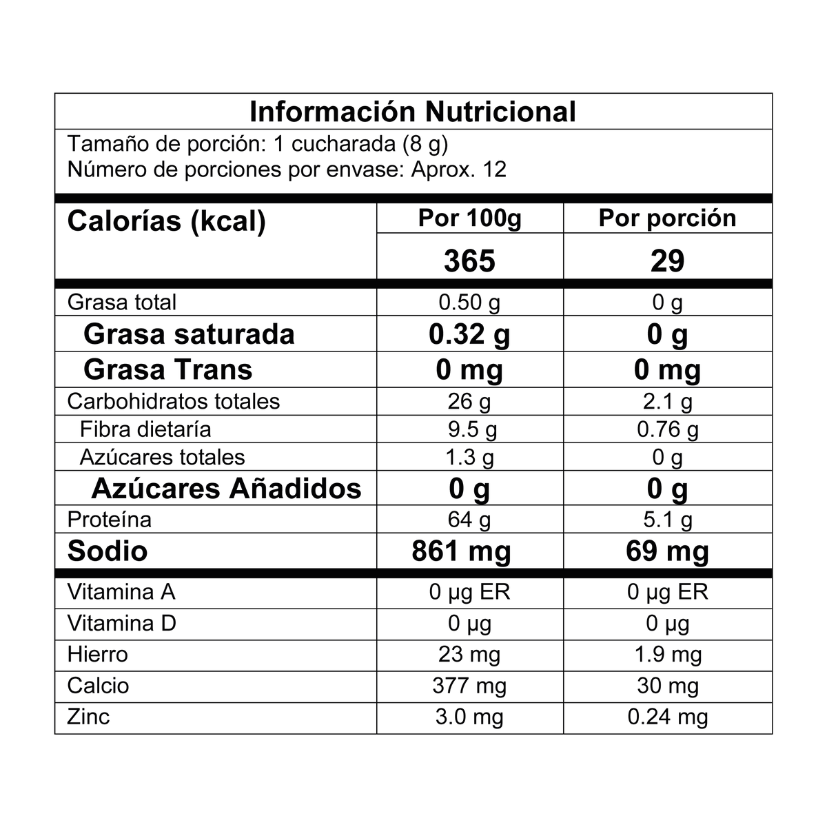 Naturela Alimentos Natural 100% Spirulina x 100 g