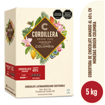 Cordillera Cobertura Amarga 65% Origen Colombia Depositados x 5kg