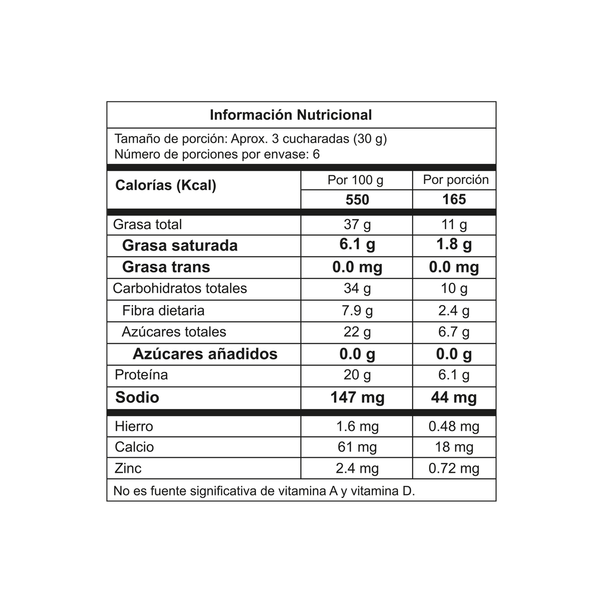 La Especial Pasabocas Pasas x Doypack 180 g