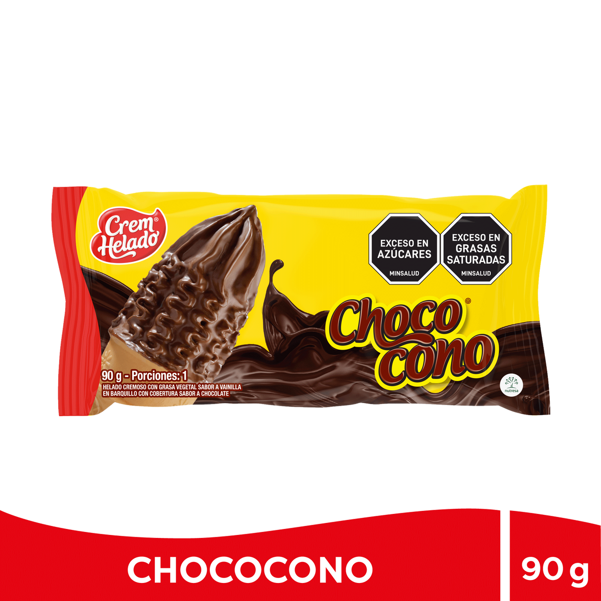 Crem Helado Chococono Regular Caja x 24 Un x90g
