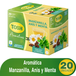 Tosh Aromatica Manzana anis menta20 Sobre 20 un x 20 g