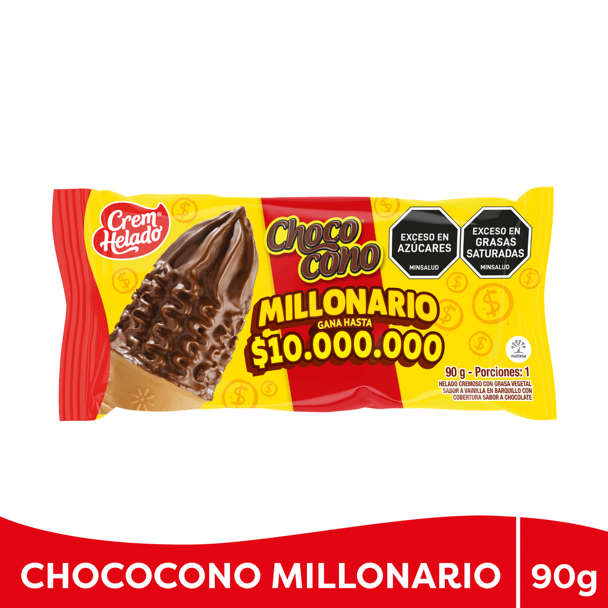 Crem Helado Chococono Ng Promo Caja x 24 Un x90g