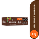 Cordillera Barra De Chocolate Semiamargo 43% caja x 1 kg