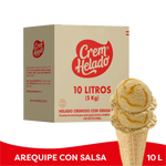 Crem Helado Tradicional Tarro Arequipe Salsa x 10 L