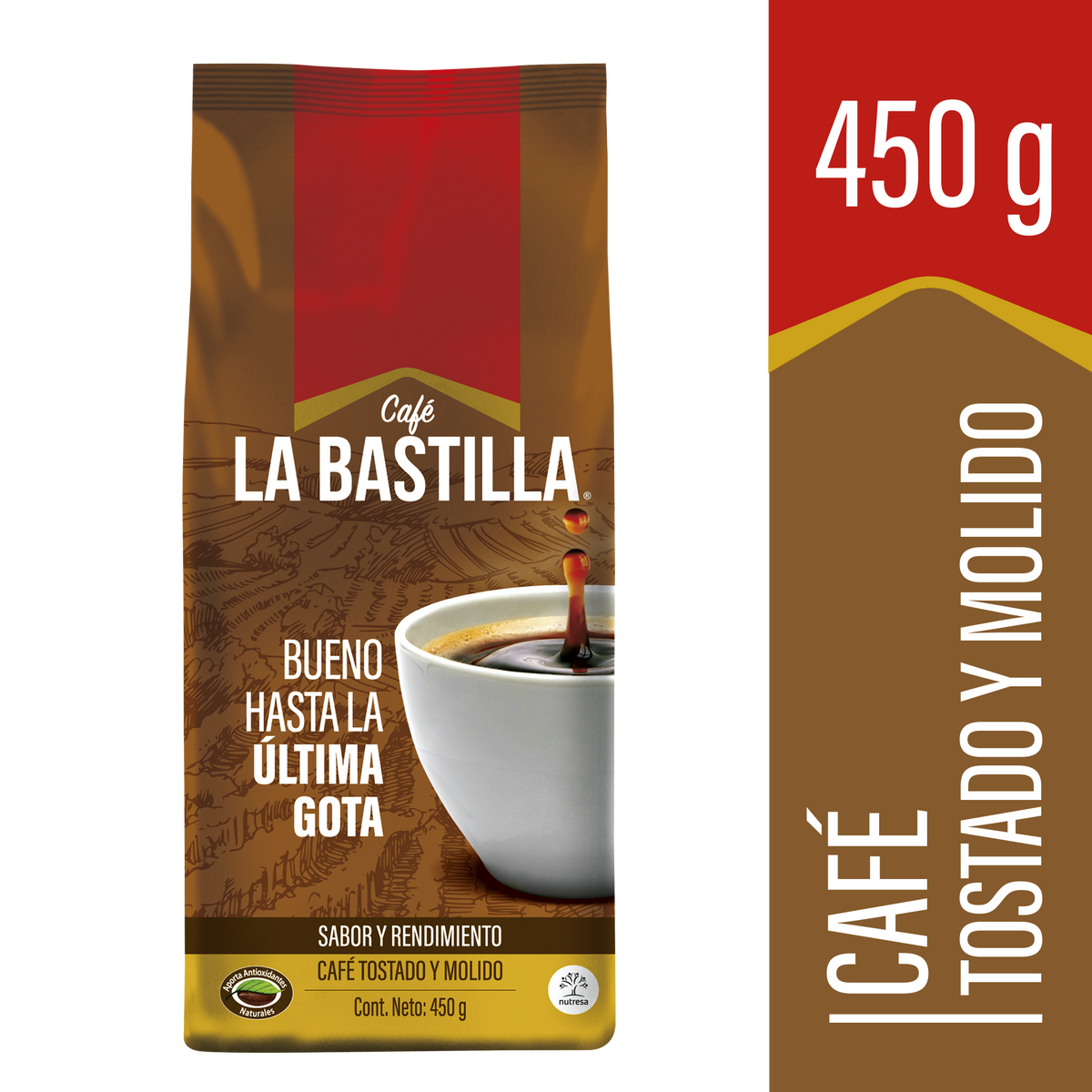 La Bastilla Cafe Medio 450 g 10 un