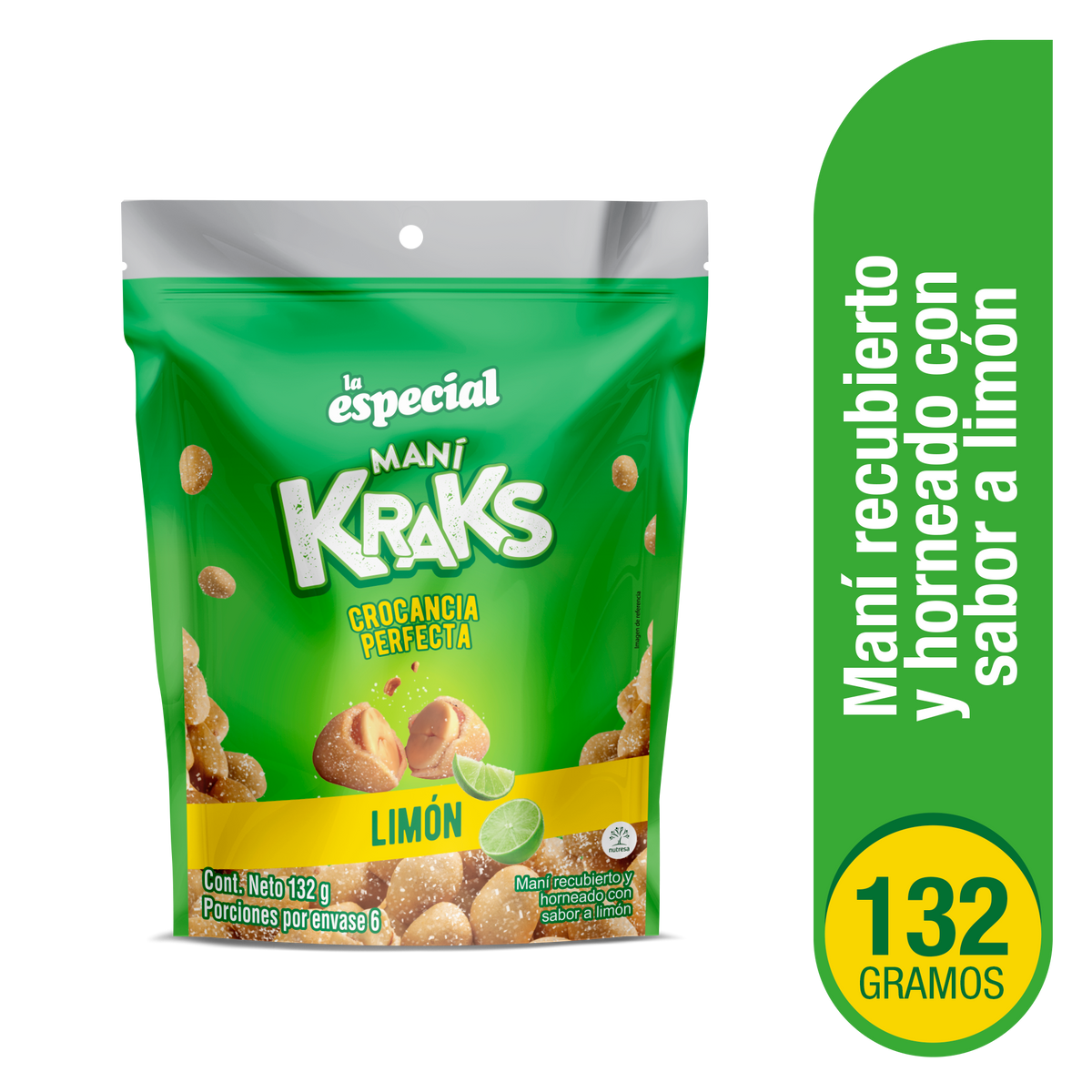 La Especial Mani Kraks Limon x Doypack 132 g