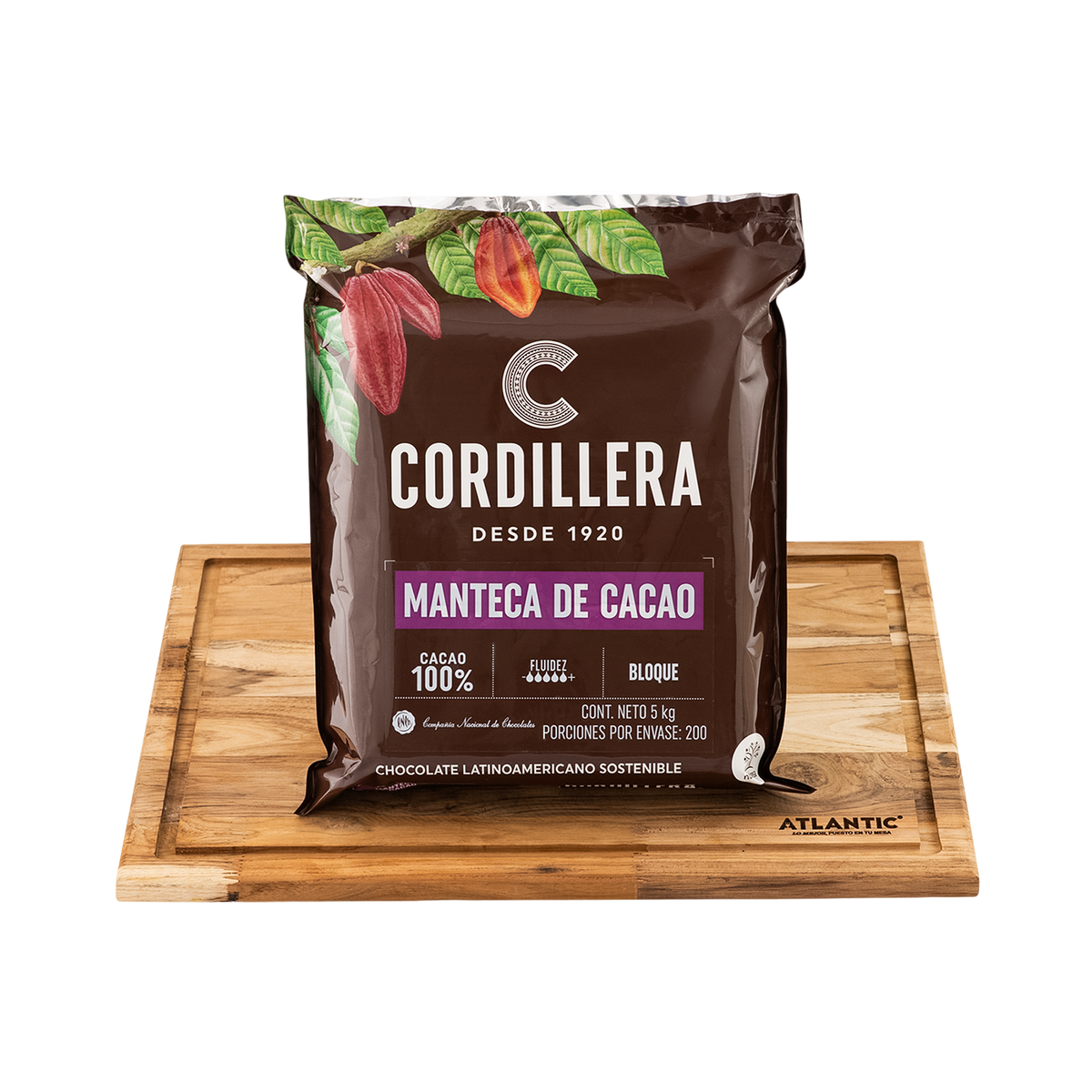 Chocolates B2B Manteca De Cacao 3Bq Cordillera 5Kg
