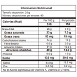 Cordillera chips blanco sucedaneo x 1kg