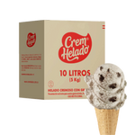 Crem Helado Tradicional Tarro Brownie & Cookies x 10 L