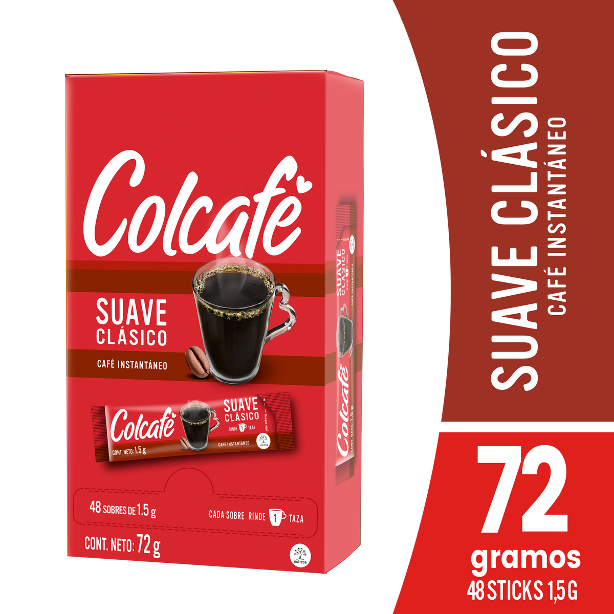 Colcafe Cafe Clasico 1.5 g 48 Sobre 30 Plegadiza