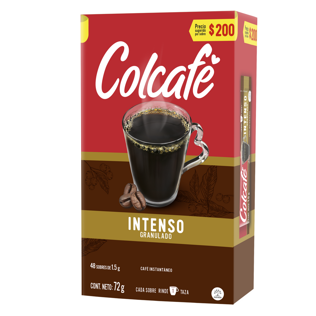 Colcafe Cafe ganulado/a 1. 5 g 48 Sobre 30 Plegadiza