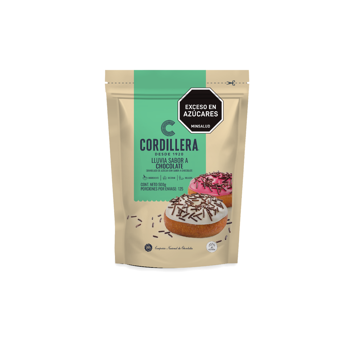 Cordillera Lluvia De Chocolate x 500 g