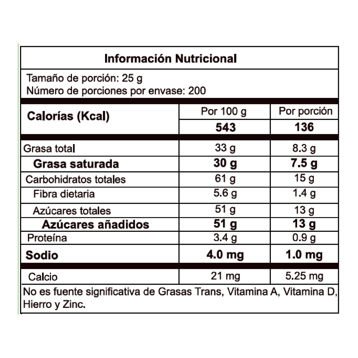 Cordillera Cobertura Sabor a Chocolate Semiamargo Depositados x 1 kg