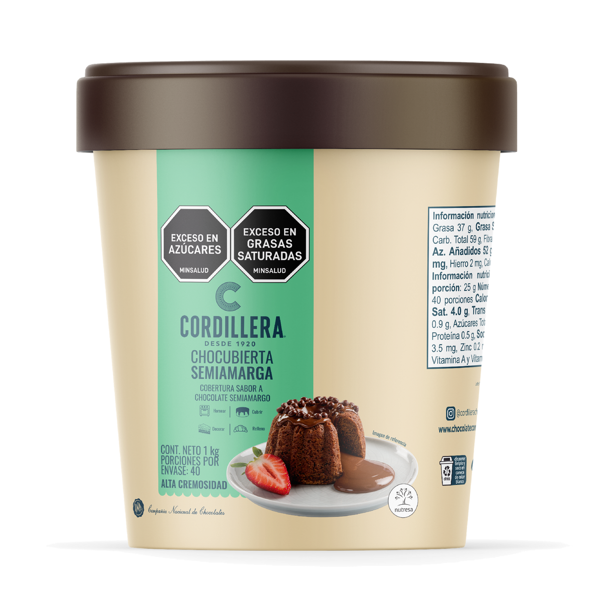 Cordillera Chocubierta Oscura tarro x 1 kg