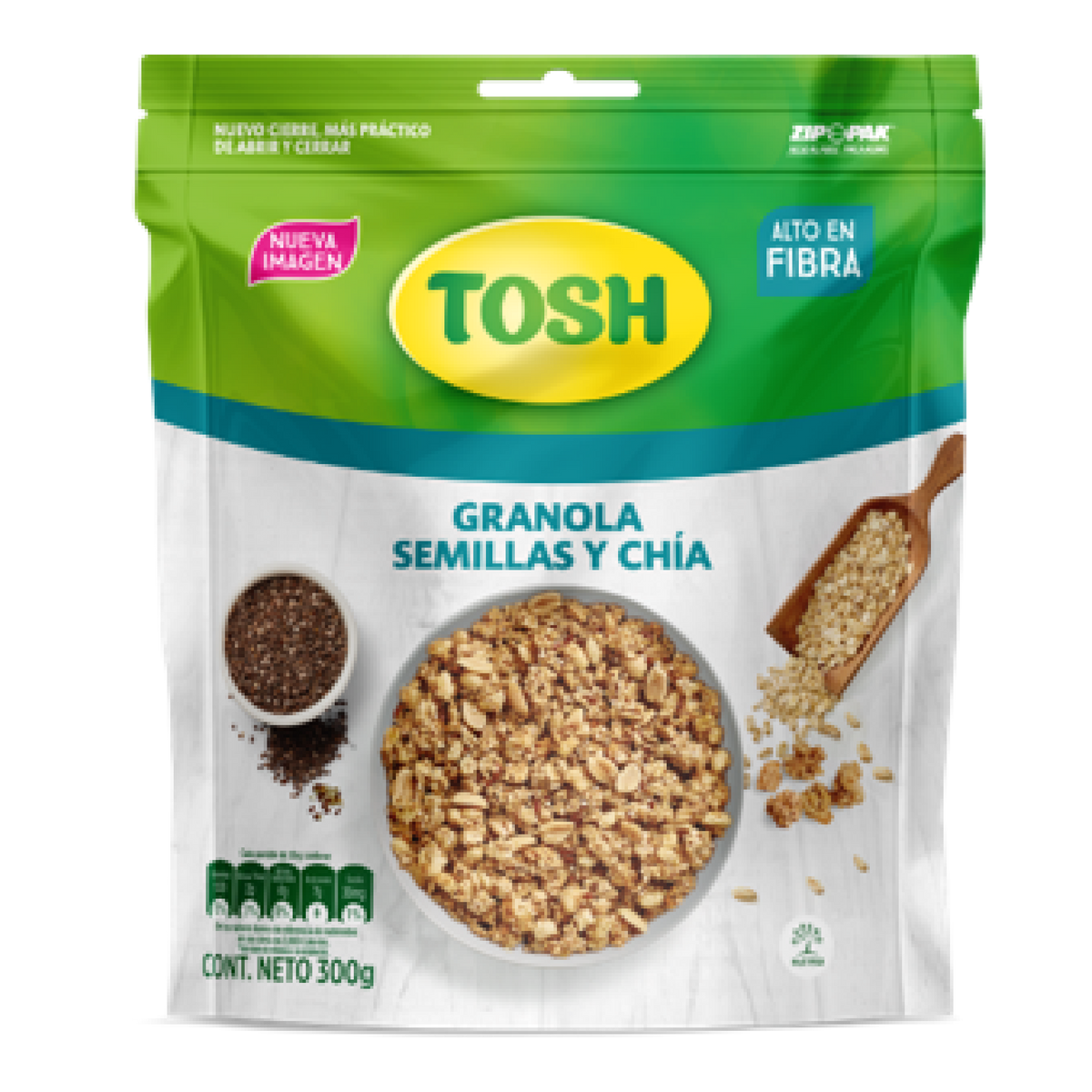 Tosh Cereal Frutos Rojos x Bolsa 300 g