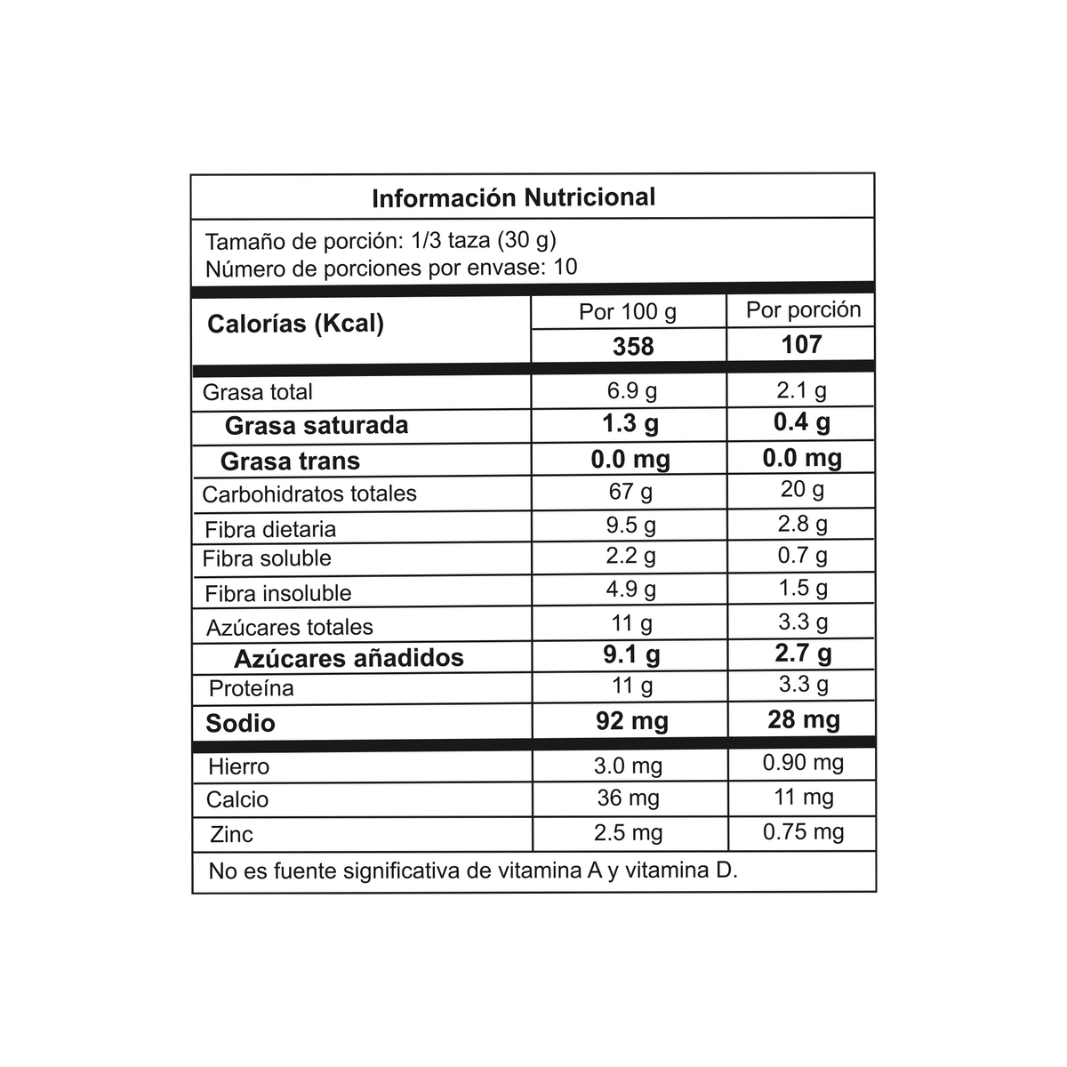 Tosh Cereal Frutos Rojos x Bolsa 300 g