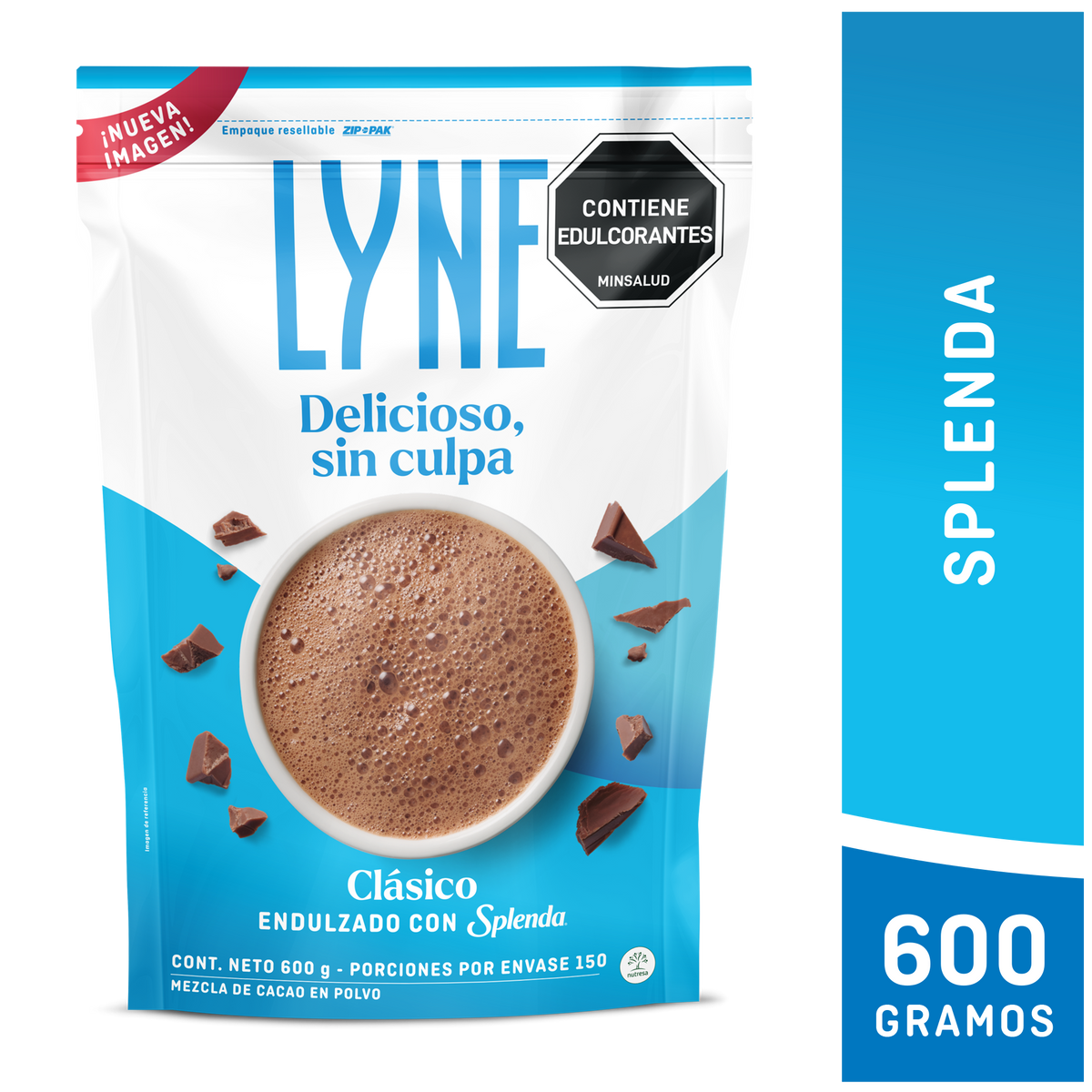 Lyne Chocolate Endulzado x 600g