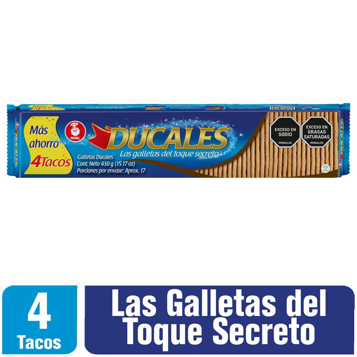 Ducales Galleta Taco x 4 430 gramos