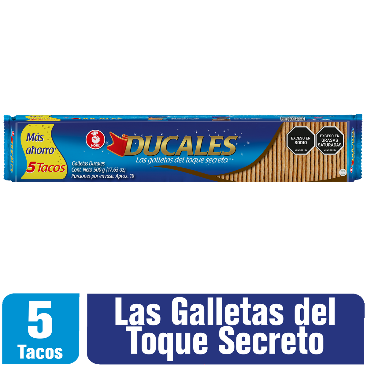 Ducales Galleta Taco x 5 500 gramos