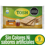 Tosh Galleta Miel Fit Bolsa 9 x 3 x 243 g