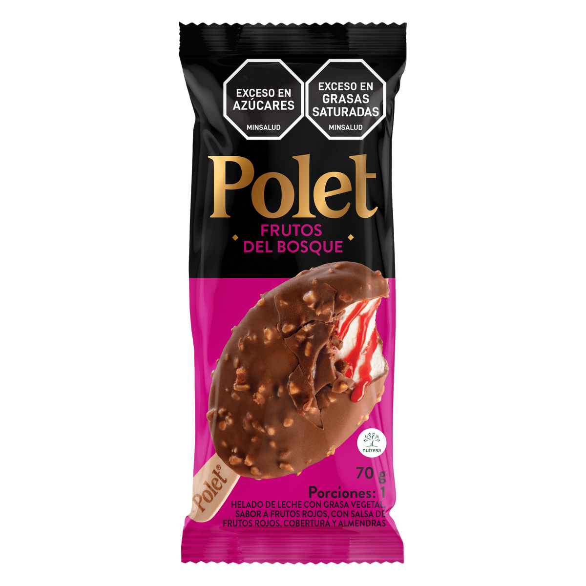 Polet Paleta Frutos Caja x12un x70g