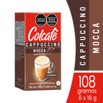 Colcafe Cappuccino Mocca Natural 6 Sobre x 18 g
