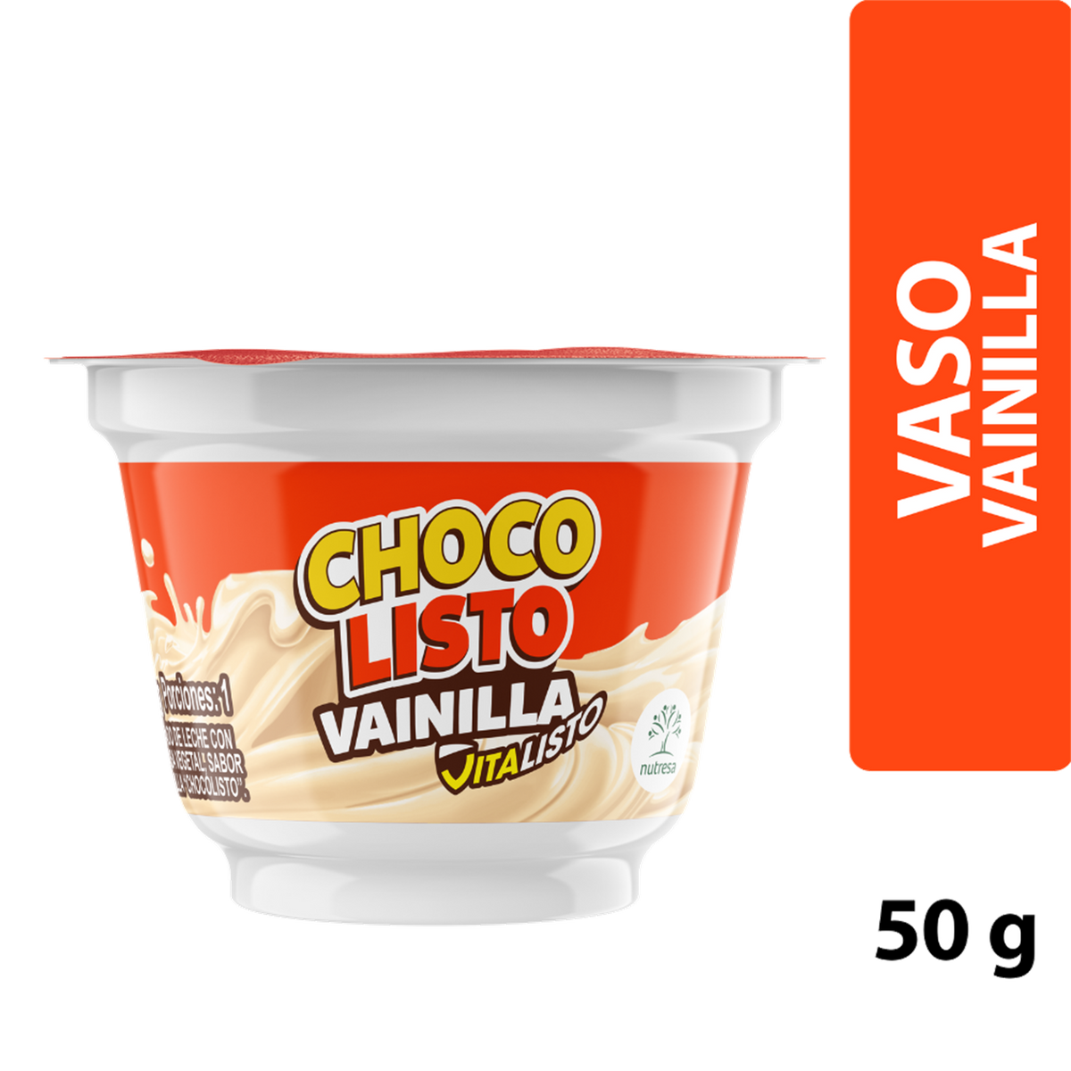 Chocolisto Vaso Vainilla Caja x60un x45g
