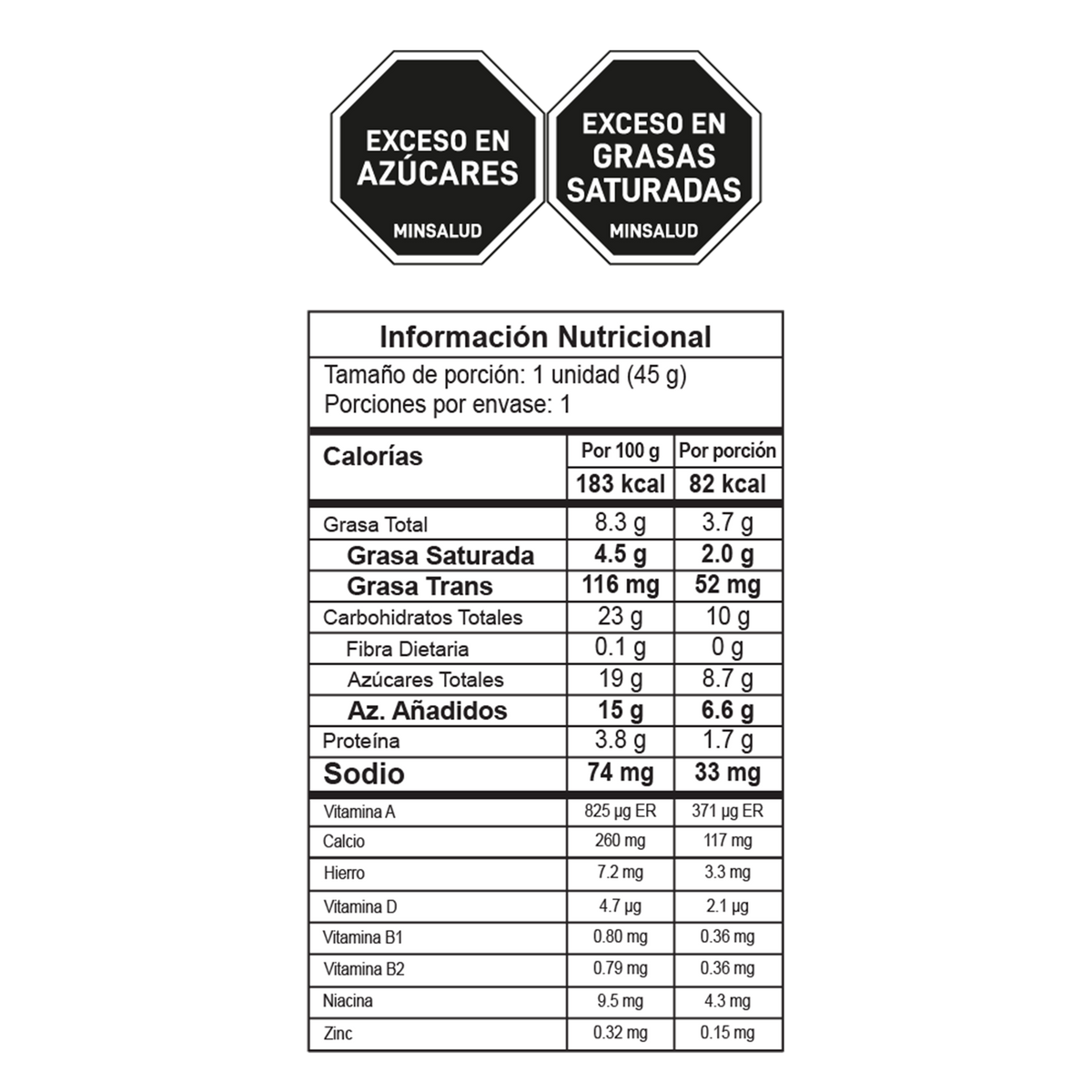 Chocolisto Vaso Vainilla Caja x60un x45g