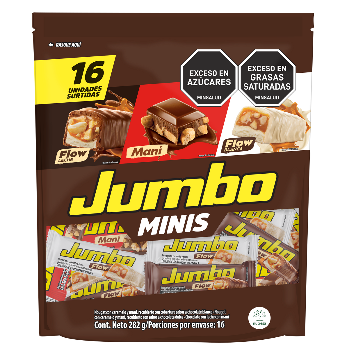 Jumbo Golosina Maní Mini Surtido Bolsa x 17g