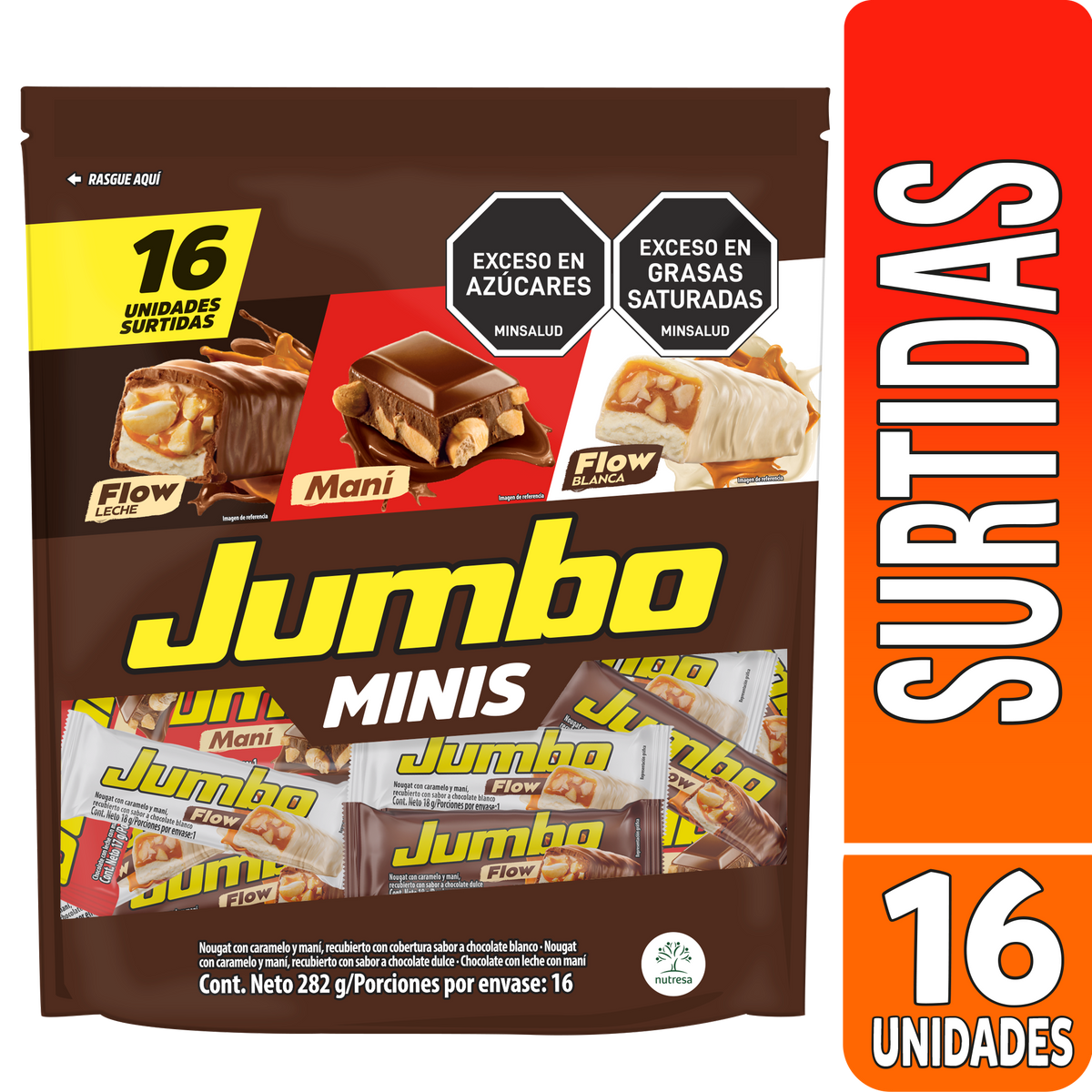 Jumbo Golosina Maní Mini Surtido Bolsa x 17g