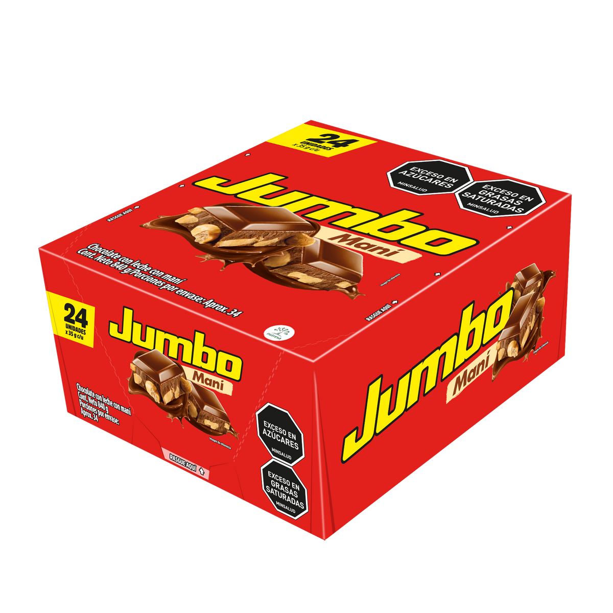 Jumbo Golosina Maní Plegadiza x 35g