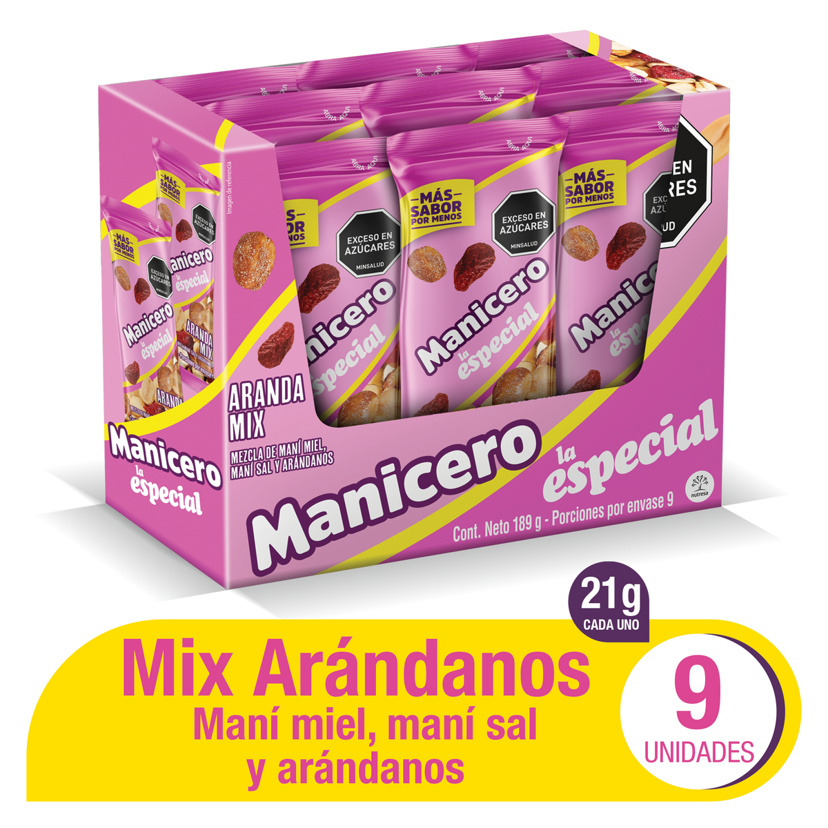 La Especial Manicero Sal x Plegadiza x 24 Un x 21 g