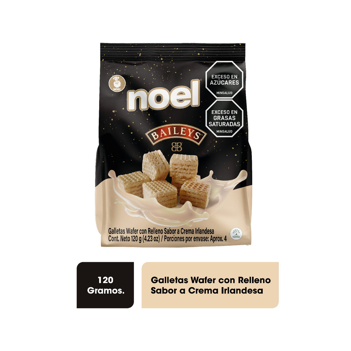 Noel Galleta Wafer Cubitos Baileys x 120 g