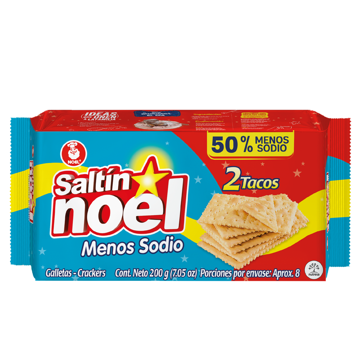 Saltin Galleta Taco x 2 Menos Sodio 200 gramos