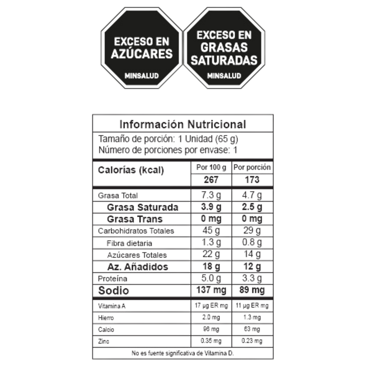Crem Helado Galleta con Helado Napolitano Caja x 20 Un x65g