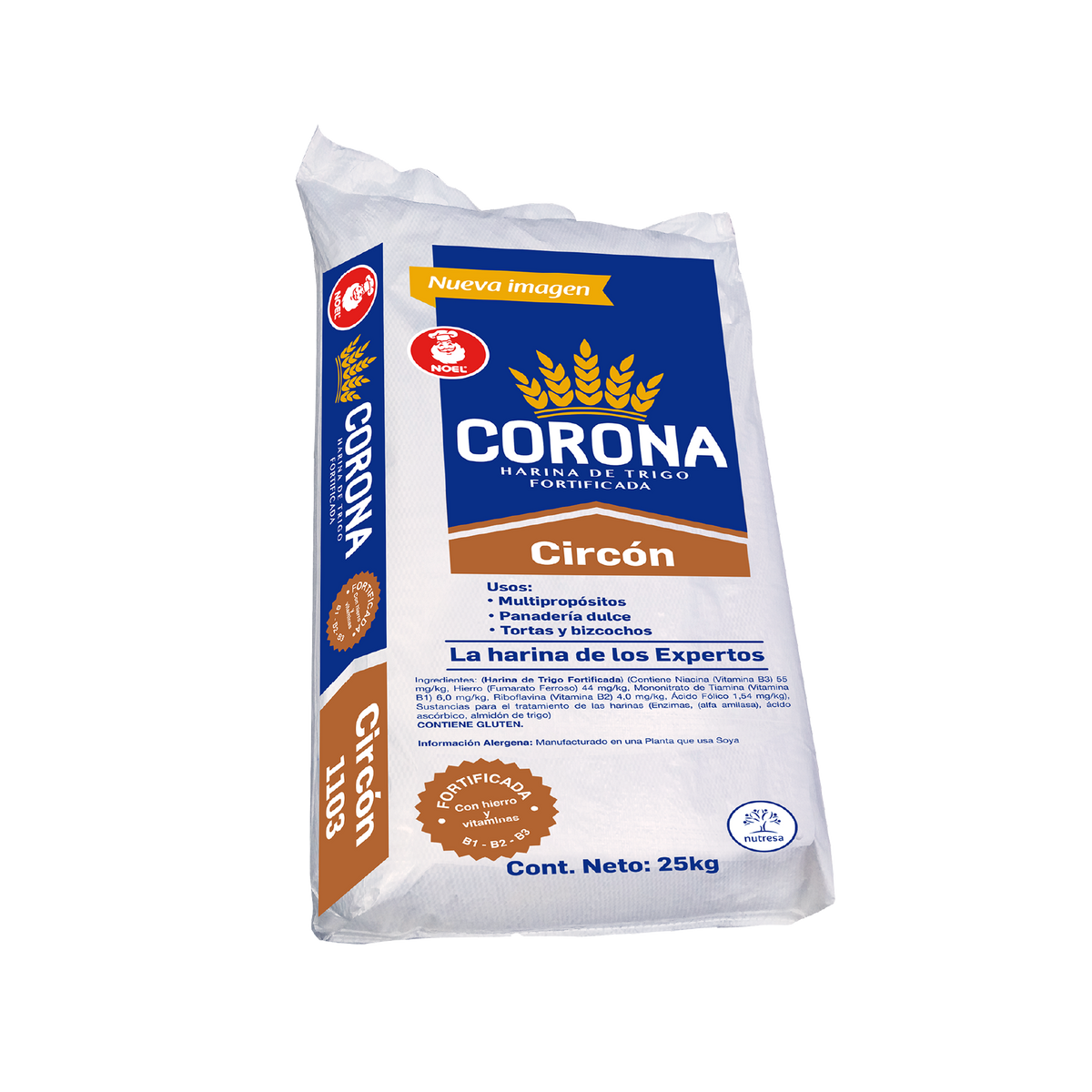 corona Harina saco 25 kilogramos