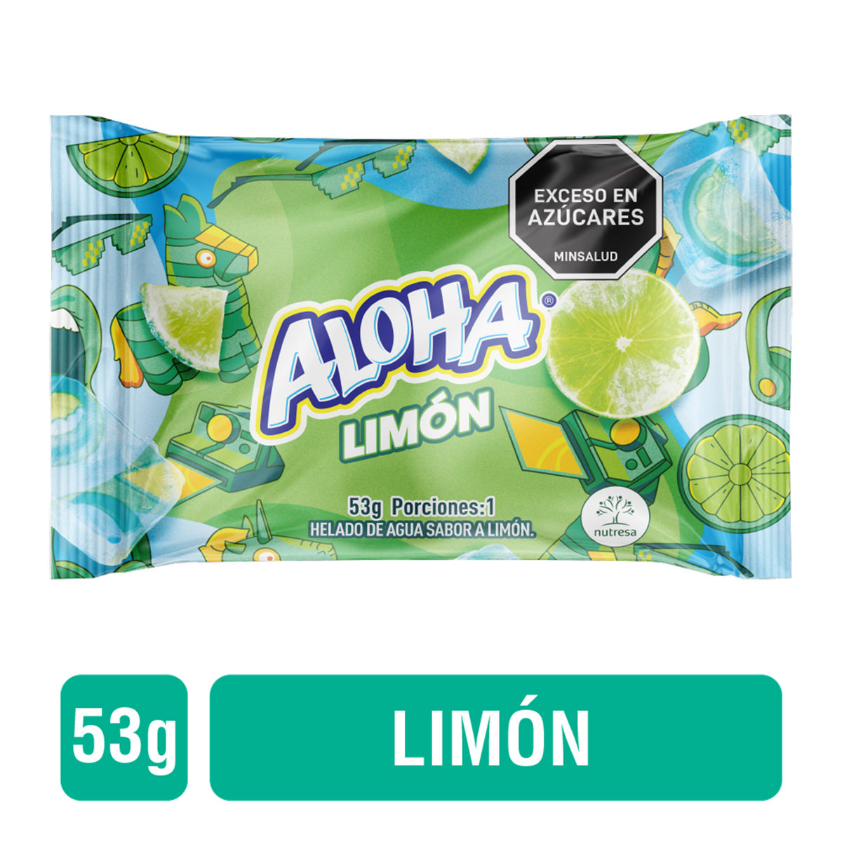 Meals Paleta Aloha Cm Limon Sp 53Gr X 60Un
