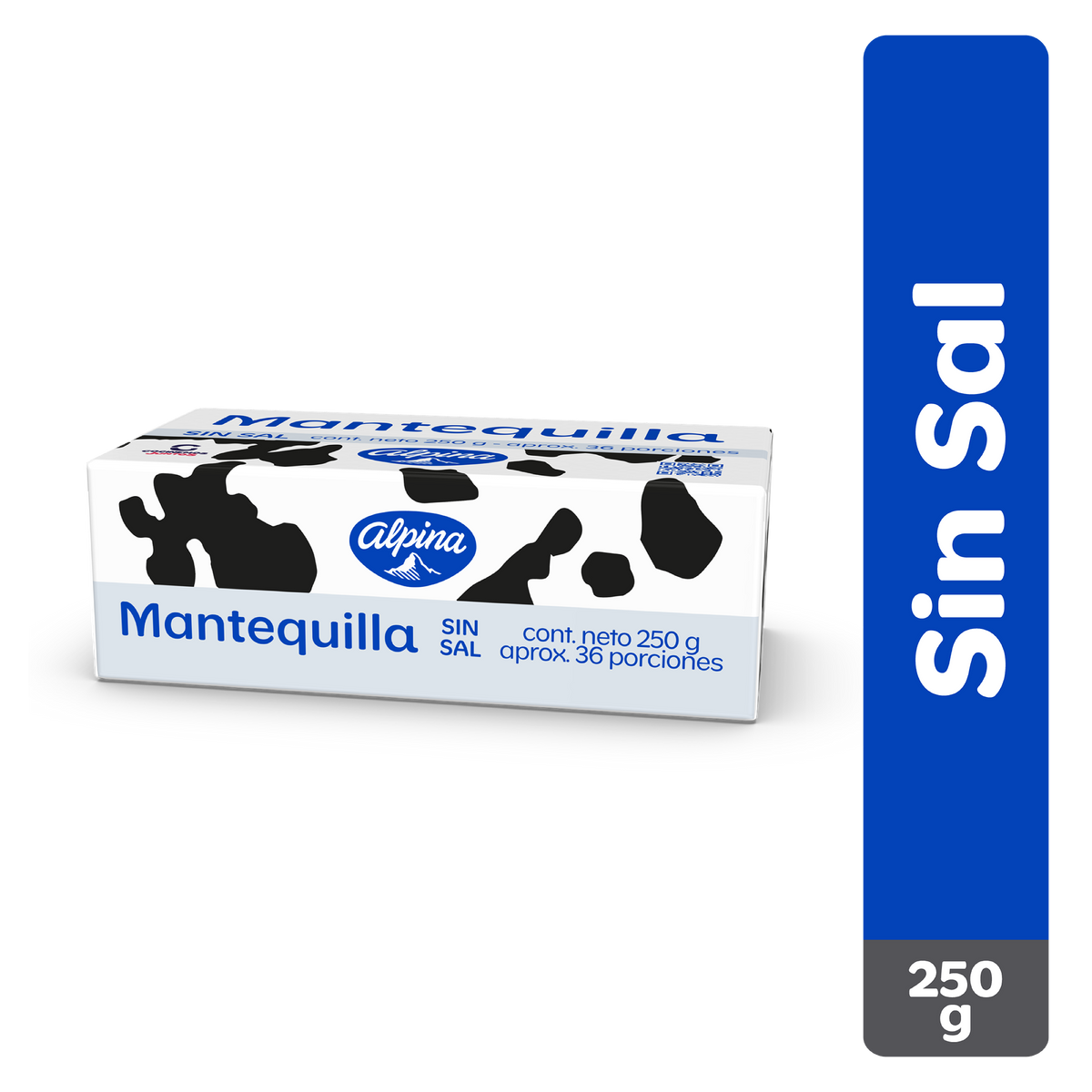 Alpina Mantequilla Sin Sal x 250 g