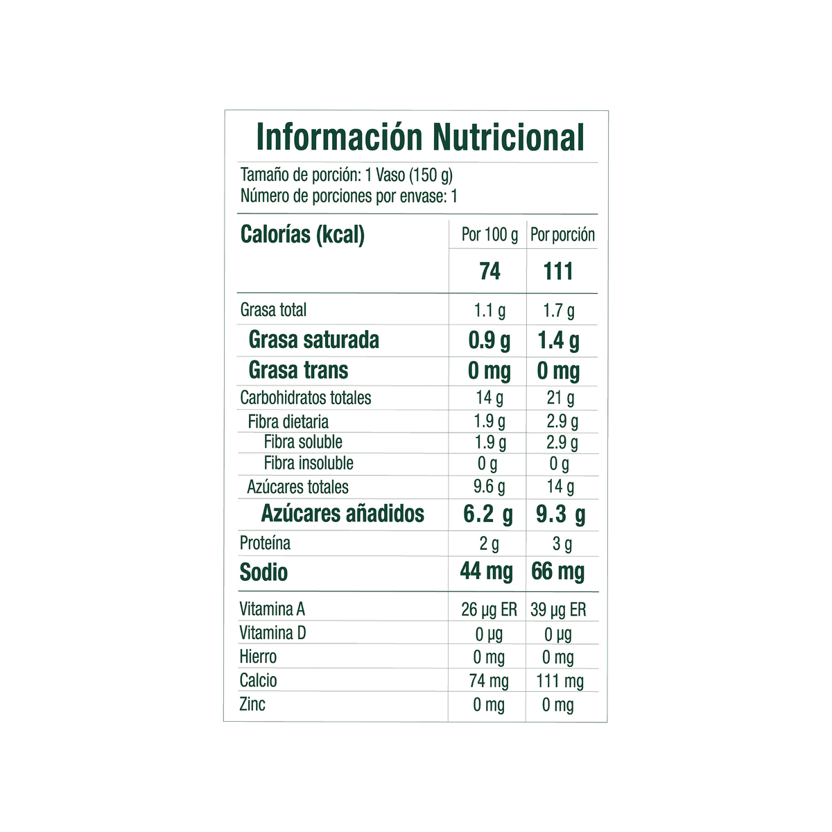 Alpina Yogurt Regeneris Melocotón x 150 g