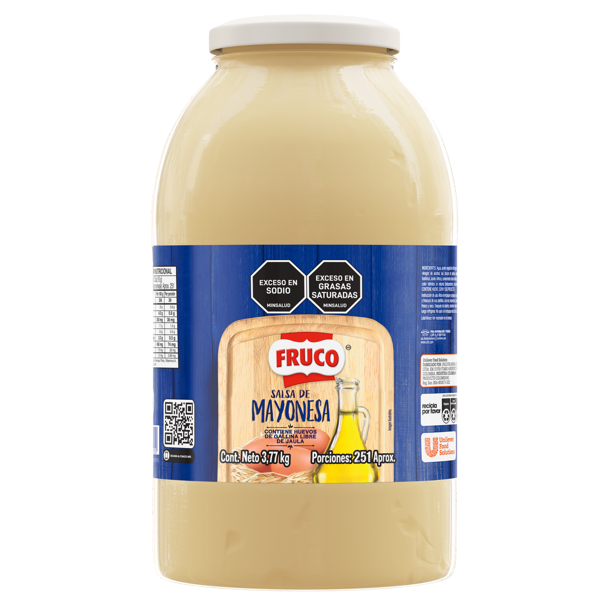 Fruco Salsa Mayonesa Galon x 3. 77 kg